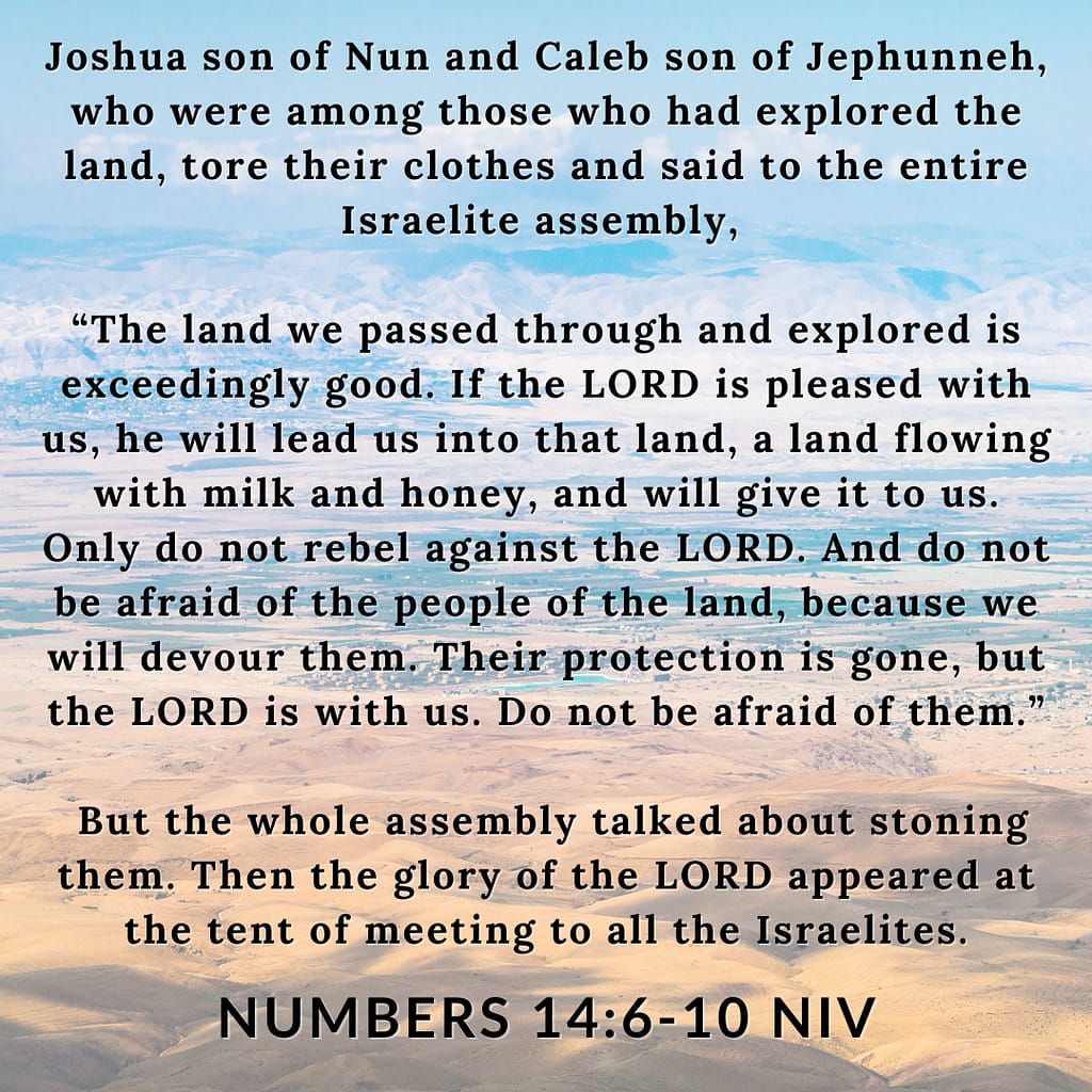 joshua and caleb in the bible