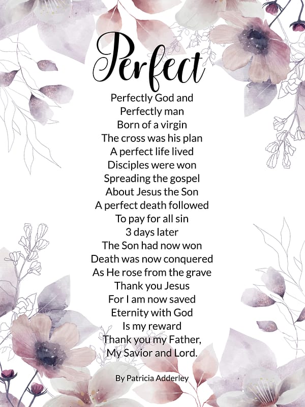 Perfect Original Christian Poem, Easter Salvation Poem